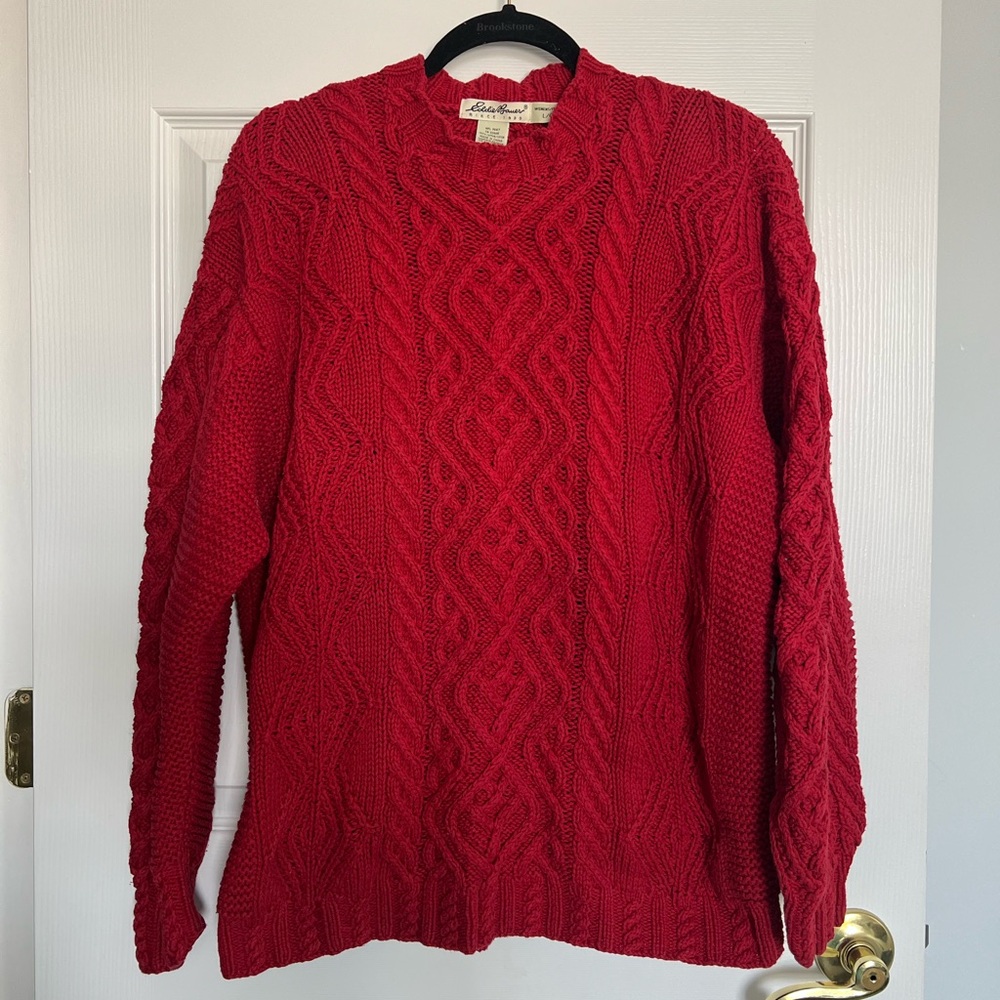 100% Cotton Eddie Bauer Vintage Sweater